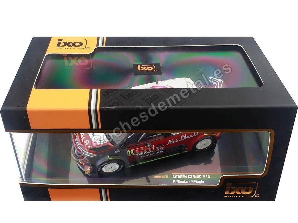 ixo C3 WRC 2018 Rally Portugal Nagle RAM675 Citroën #10 K. Meeke-P.