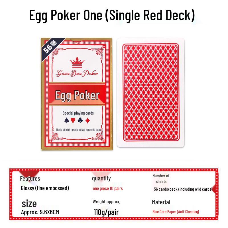 Genuine 3A Guandan Special Playing Cards - High-Grade, Large Print Extended Version