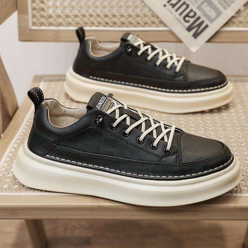 Xiaobai autumn new casual board shoes white shoes leather shoes sports trendy shoes