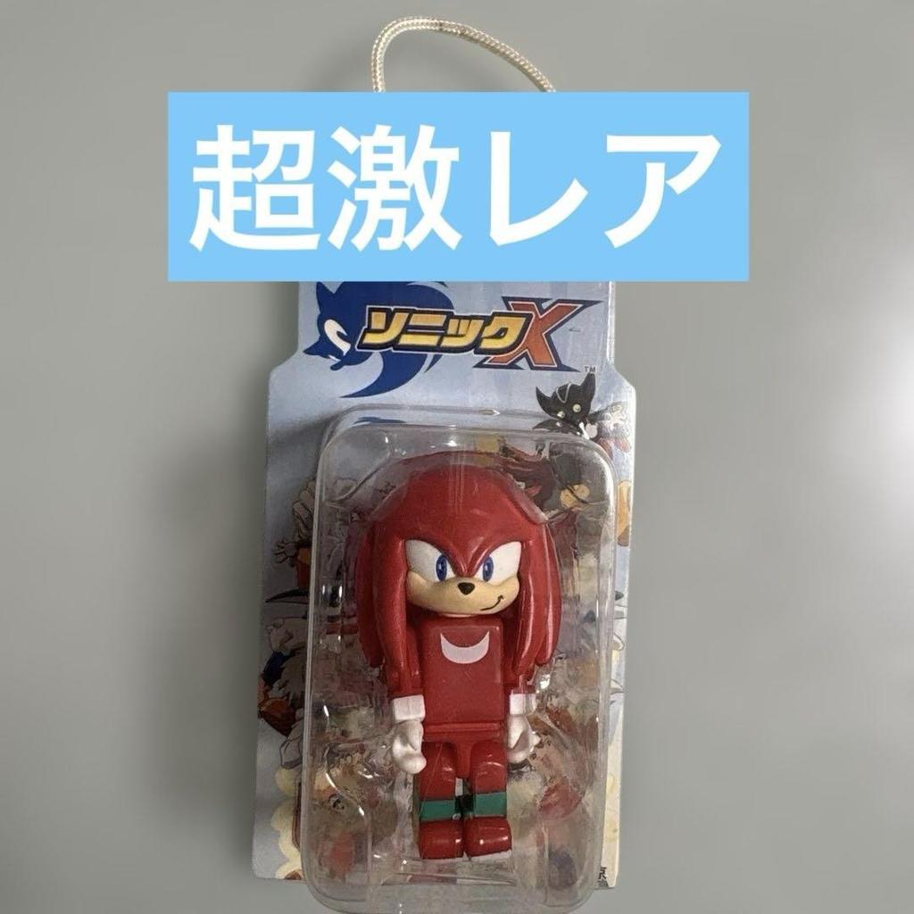 [USED] Sonic X Knuckles figure, original, not for sale, SEGA