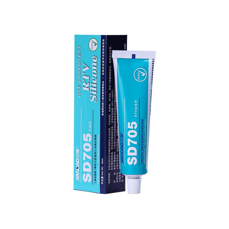 Mishima 705 Clear Silicone Rubber Adhesive for Edge Sealing and Lens Glass Potting In 3C Digital Products