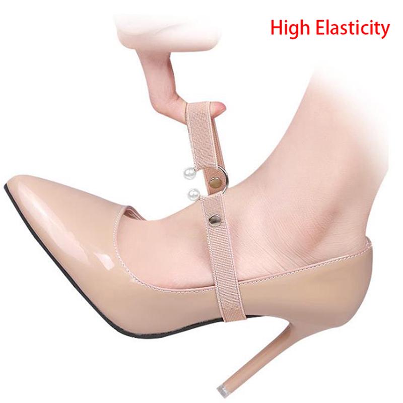 Women Shoelace For High Heels Adjustable Shoe Strap Belt Ankle Holding Anti-Skid