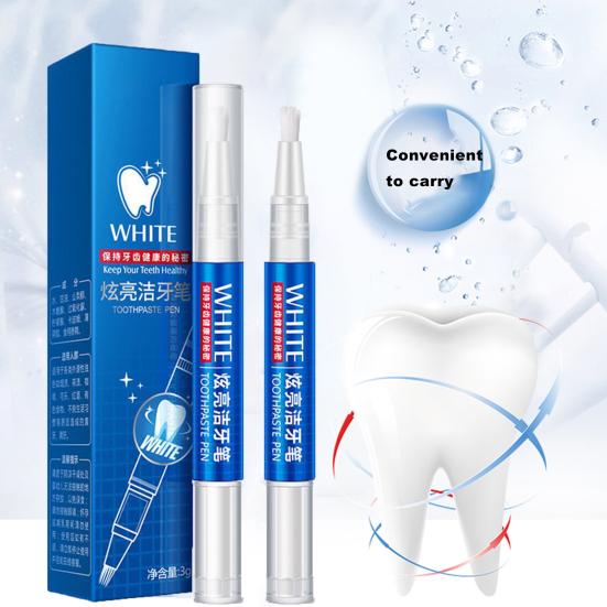 3ml Teeth Whitener Travel Friendly Gentle Synthetic Teeth Whitening Pen for Teeth