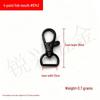 Zinc Alloy Fish Mouth Buckle for Dog Luggage, Shoulder Straps, Keychains, and Webbing.