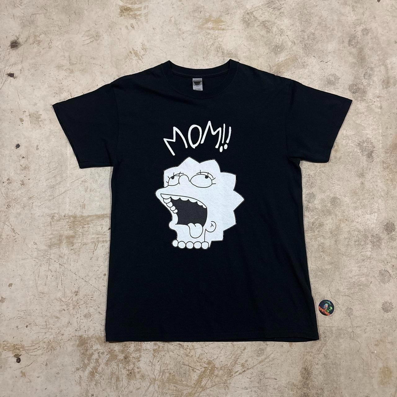 Lisa Simpson Lil Peep tattoo graphic Size M Unisex T-Shirt S