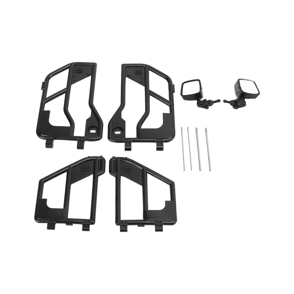 313mm Wheelbase Tube Doors Rear View Mirror Unassembled Kit for RC Car Body Shell