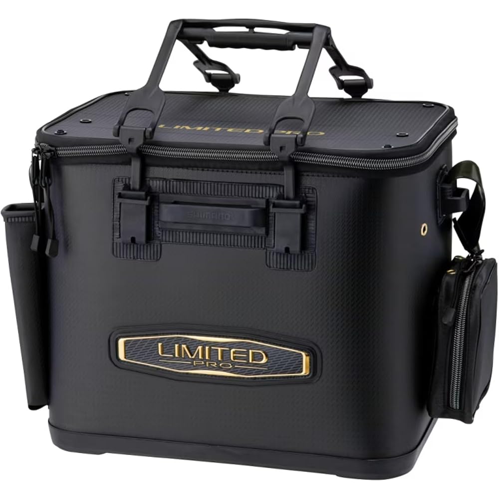 Shimano Limited Pro Fish Bag BK-121X 45cm Black Waterproof Storage Container
