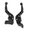 Motorcycle Folding Clutch Levers CNC 6061 Aluminum Alloy Clutch Brake Lever for YZF R1 R6 R6S Black