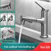 TLXT Brass Pull-Out Bathroom Faucet
