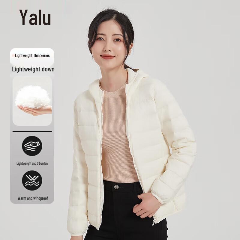 

Yalu Women s Lightweight Hooded Down Jacket L