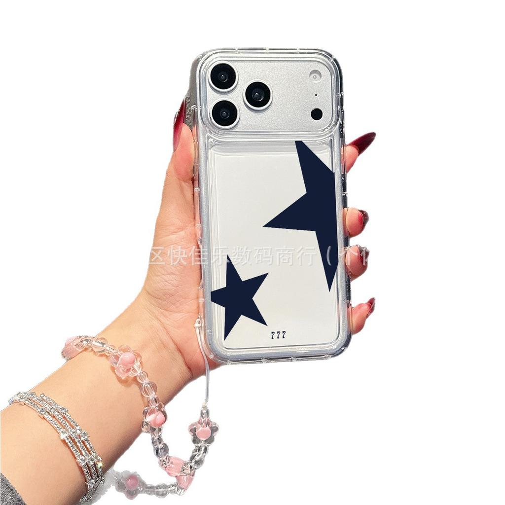 Simple Transparent iPhone Case Cute Bracelet iPhone11/12/13/14/15/16/17 ProMax Soft