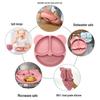 Little Bear Silicone Suction Plate & Bib Set for Infants and Toddlers