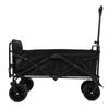 Folding Wagon Cart 150L Garden Cart with Wheels Large Capacity Utility Wagon Cart for Camping Fishing Sports Shopping Rear Opening