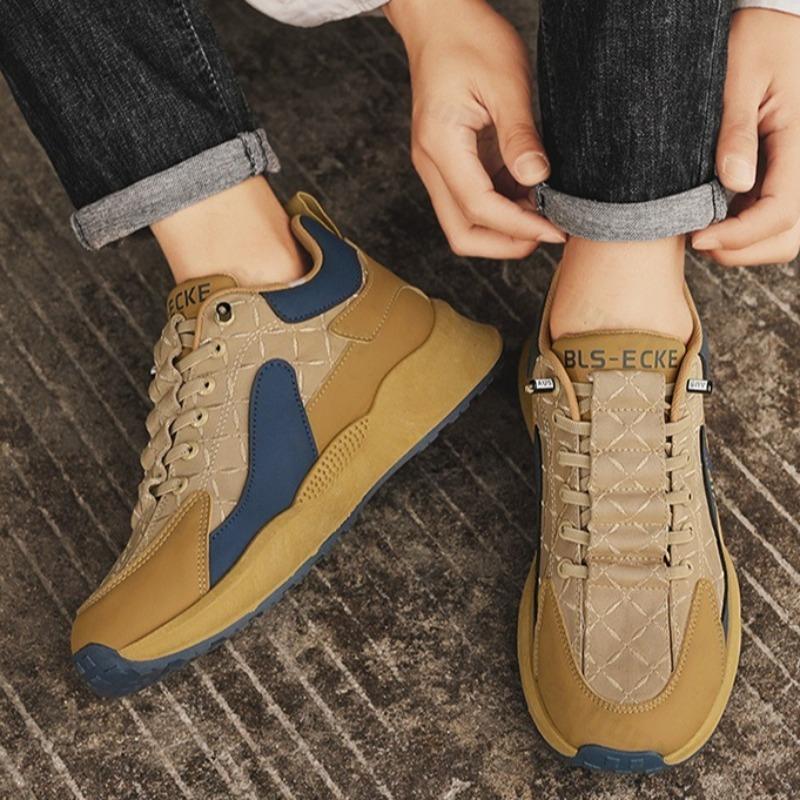 Fashion 2025 New Autumn Men's Fashion Trend Low Top Thick Soled Casual Shoes Comfortable Versatile Retro Niche Designed Chunky sneakers