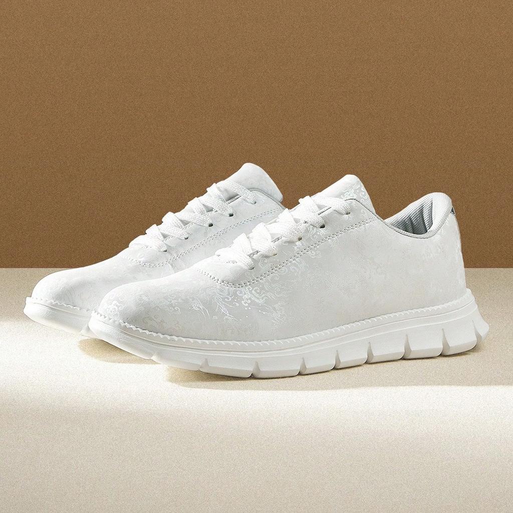 New Women's Sneakers Fashion Flowers Printed Leather White Casual Sports Shoes Female Comfortable Flats Soft Sole Running Shoes