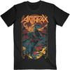 Rock Off Officially Licensed Products Anthrax Headless Horseman T Shirt Black