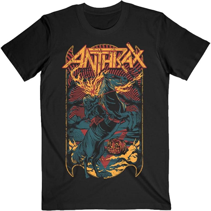 Rock Off officially licensed products Anthrax Headless Horseman T Shirt Black S