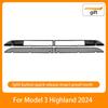 Front Grill Guard Grille Inserts Mesh for Tesla Model Y 3 Highland 2024-2021 Air Inlet Vent Cover Bumper Grid Filter Accessories