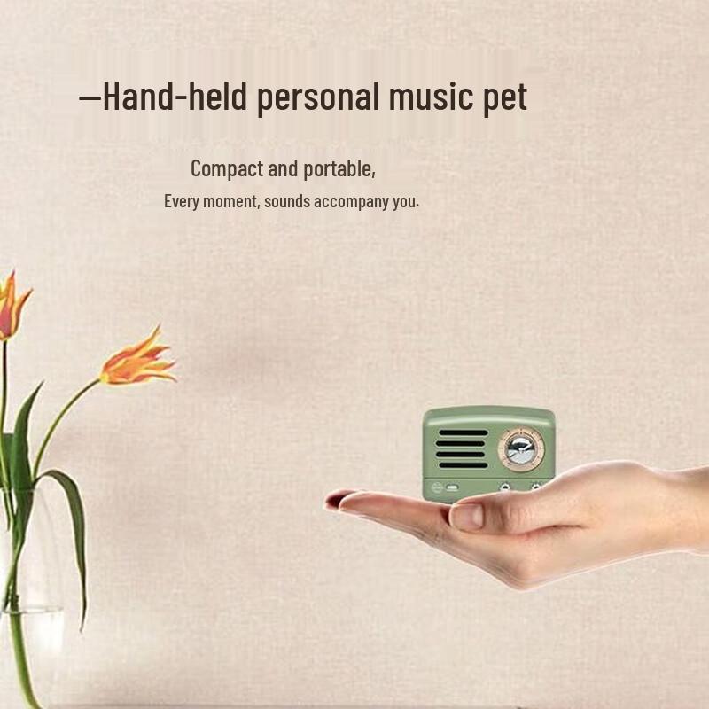 Muzen OTR Mini Portable Retro Bluetooth Speaker CN plug (adapter included)