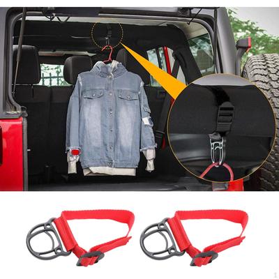 2 Hook Accessories Convenient Roll Bar for Suvs Hanging Clothes Car Clothing