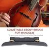 High Quality Adjustable Ebony Bridge for Mandolin Musical Accessory