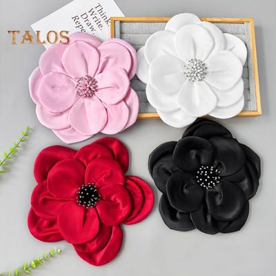 3D-Blumen-Corsage-Applikation mit Strass-Dekor für Pullover, Kleid, Bluse, Dekor, DIY-Nähte, Aufnäher, Kleidungszubehör, Hochzeitsfeier, Kleidungsschmuck