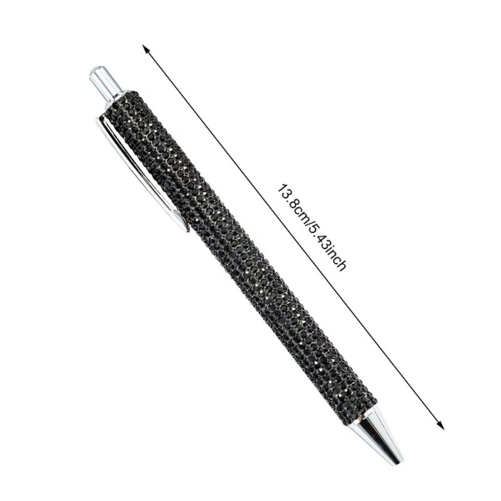 Retractable Crystal Bling Pen Crystal Bling Luxury Pen Rhinestone Ballpoint Pen  Students Teachers
