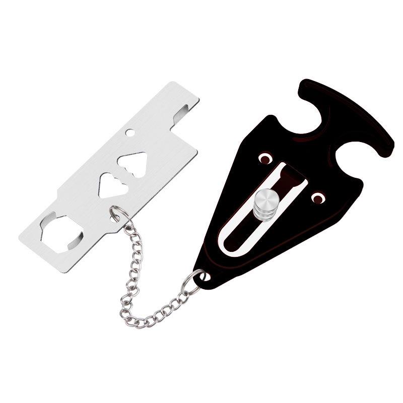 Tragbares Diebstahlschutz-Türschloss & Türstopper-Riegel