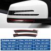 Car Rearview Mirror Anti-collision Trim Sticker For Mercedes Benz W204 W176 W212 B G R Class CLA GLE GLK GLS CLS Carbon Fiber