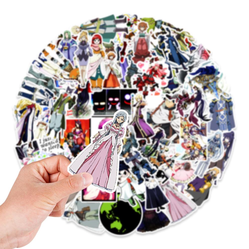 50 Japanese Comic Records Horizon Graffiti Stickers Suitcase Refrigerator Car Decoration Stickers