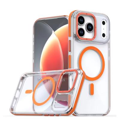 Luxury High Quality Shockproof Magsafe Wireless Charge Transparent Case For 17Air iPhone 17 Pro Max Magnetic Protective Cover