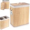 Beige Bamboo Laundry Basket 90 L