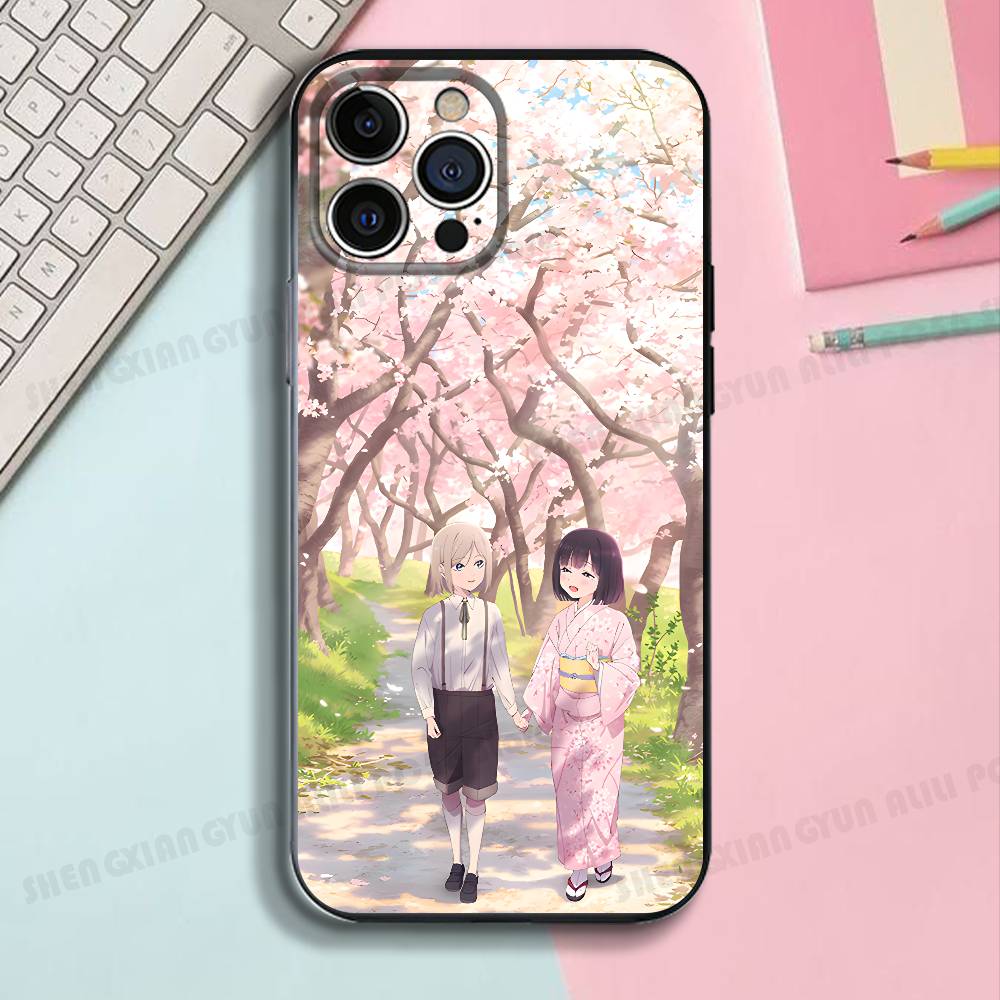 Anime M-Miyo K-Kudou Silicone Soft Phone Case For IPhone17 16 15 14 13 12 11 Pro Max Plus X XR SE Cover