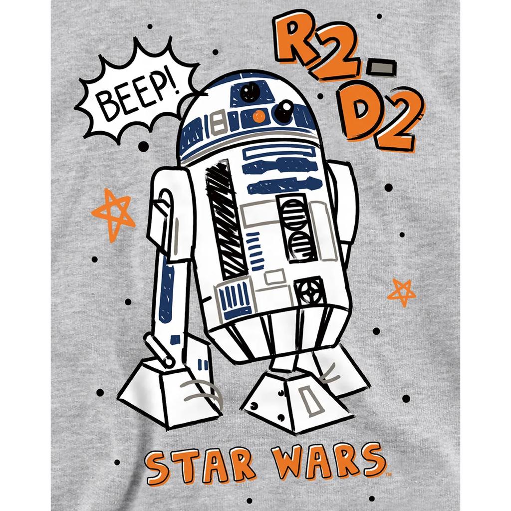 Star Wars Childrens/Kids R2-D2 Marker Heather Pullover Hoodie