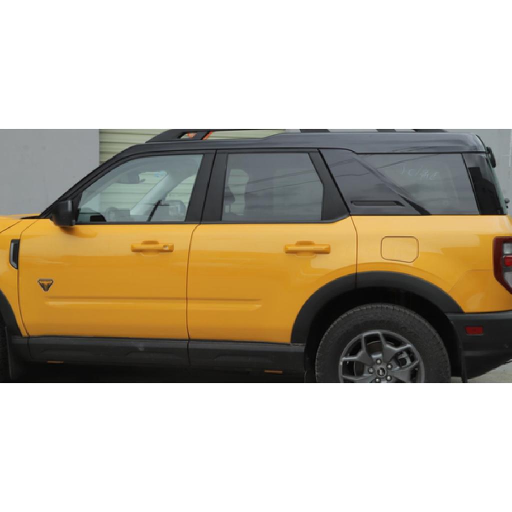 Exterior Window B Pillar Trim Decal Sticker For Ford Bronco Sport + Carbon