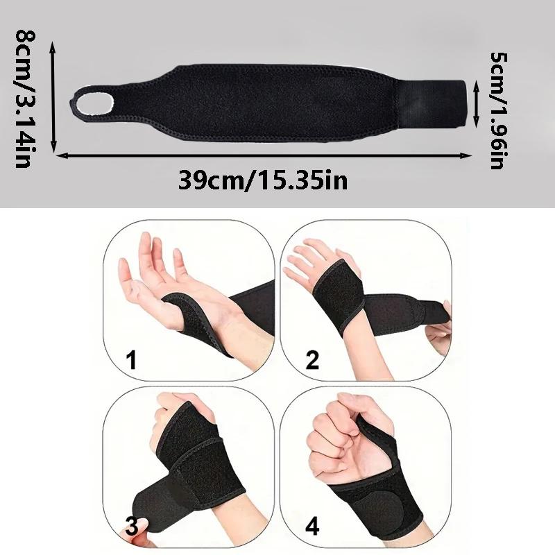 1pc Adjustable Wrist Braces for Carpal Tunnel, Tendinitis & Arthritis Pain Relief – Sport Support for Sprains & Wrist Pain