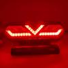 Motorcycle Rear Lights LED Motorcycle Brake Light ATV Tail Light Motorbike Stop Turn Signal Direction Indicator Blinker