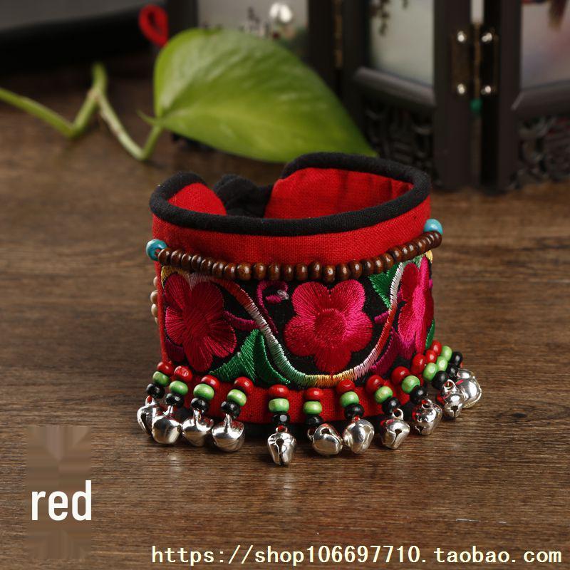 Ethnic Handmade Lijiang Cloth Art Bracelet