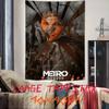 Fashion Roleplaying Adventure Gaming Cool Metro Exodus Serise Tapestry Decoration Bedroom Dormitory Background Cloth Tapestry