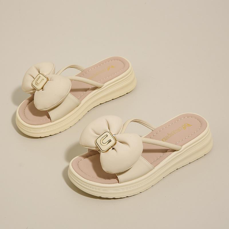 

688-3 Slope heel sandals women s 2025 summer new women s shoes platform rhinestone shoes with sandals 40