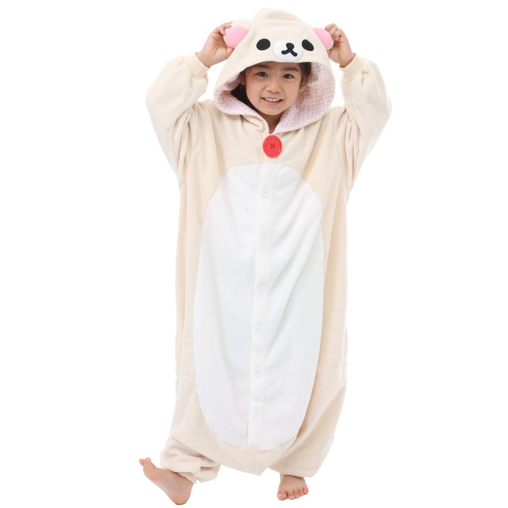 SAZAC Korilakkuma Character Fleece Kigurumi for 110cm Children,