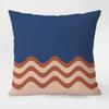 Fresh Geometric Pattern Pillowcase Dormitory Decoration Office Living Room Sofa Home Pillowcase