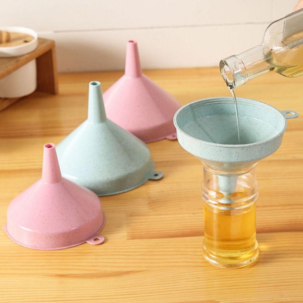 

Круглая воронка для вина с отверстием для подвешивания, соевый соус, маленькая воронка для жидкого масла, воды, сахара S синий