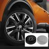 For Peugeot 206 607 508 301 407 2008 205 107 5008 106 406 408 308 108 807 4008 4Pcs Car Wheel Stickers Auto Center Hub Cap Decal