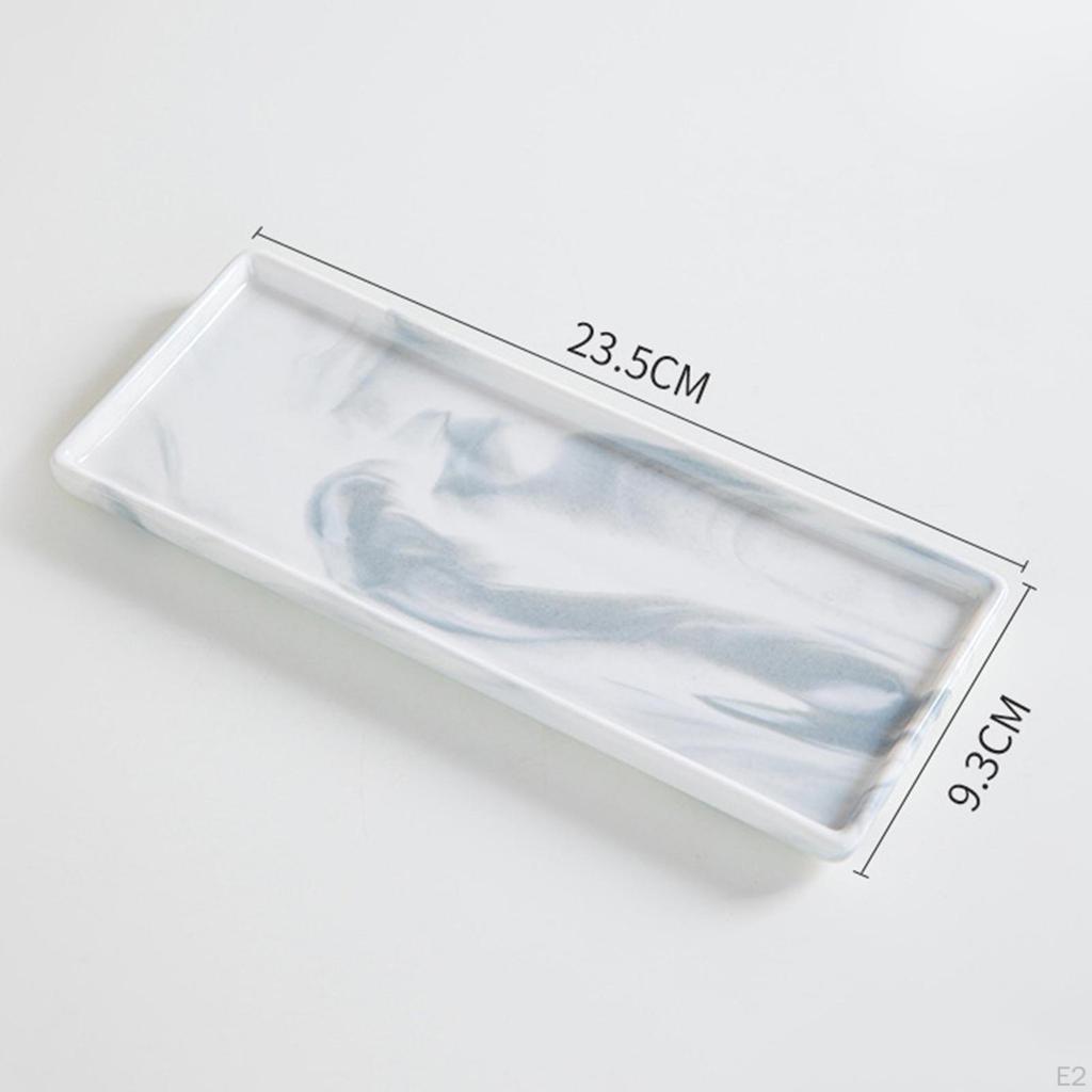 Ceramic Bathroom Vanity Tray Classic Rectangle For Dining Room Wedding Home