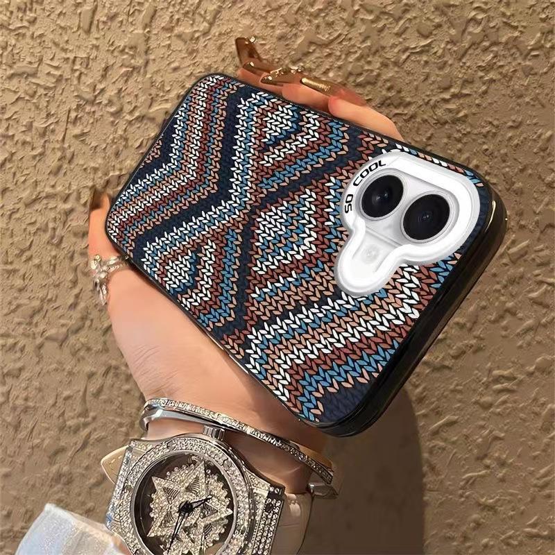 Woven Texture Suitable for Apple 16 Pro Max Phone Case iPhone 15 Pro Premium 14 Pro 17