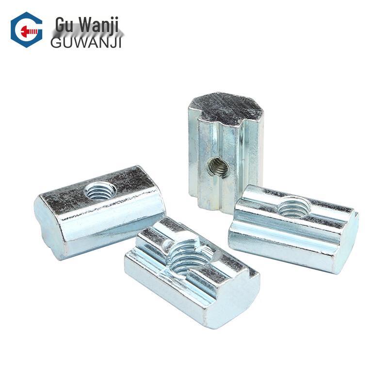 GUWANJI Carbon Steel Square Slider T-Nut for Aluminum Profiles