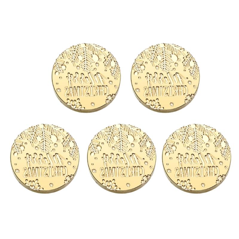 Emboss Sealings Wax Stamp Head Brasses Sealing Stamp Wax Seal Stamp Head Replacement for Envelope Sealing Greeting Card