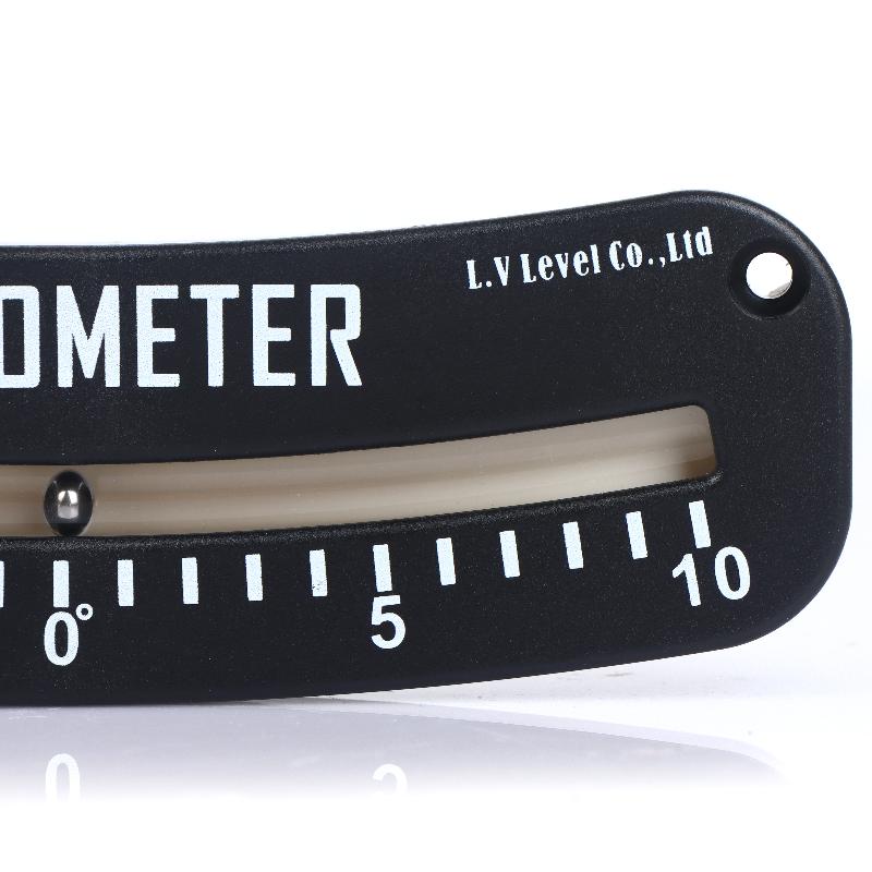 0‑10° Fersenwinkel Neigungsmesser Tragbar Marine Trail Neigungsmesser Für Boote Messinstrument Kleiner Wohnmobil Wasserwaage Neigungsanzeiger