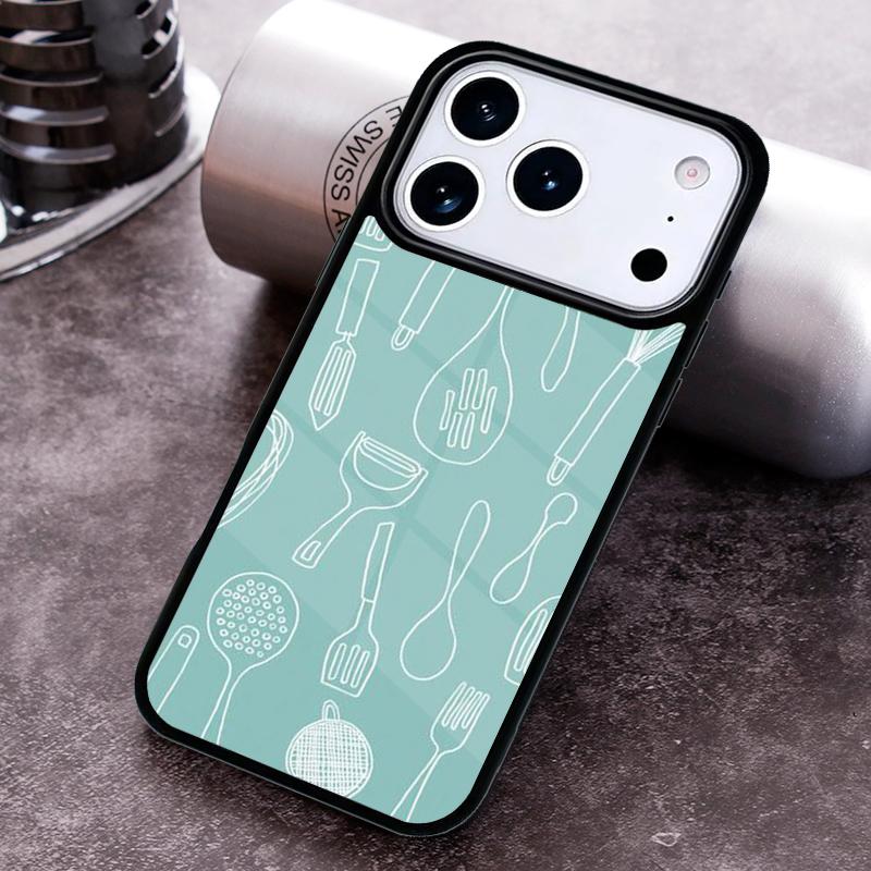 Vintage Baking Pattern Phone Case For iPhone 17,16e,15,14,13,12,11,Mini,Pro,MAX soft Silicone Cover